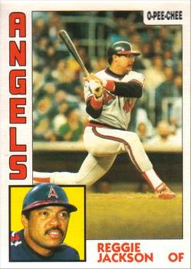 1984 O-Pee-Chee Baseball Cards 100     Reggie Jackson
